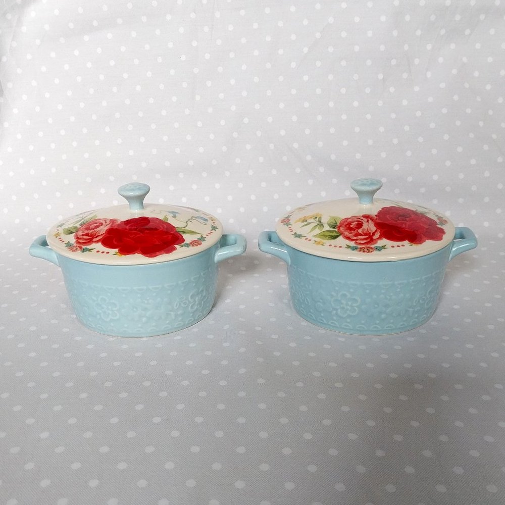 The Pioneer Woman Sweet Rose Mini Covered Casserole Dish (Set of 2)